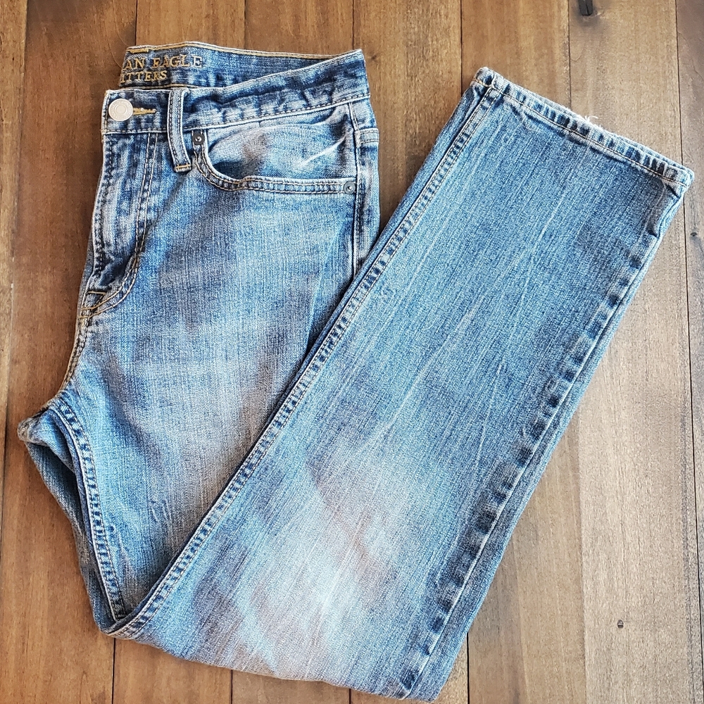 AEO || Relaxed Straight Jeans